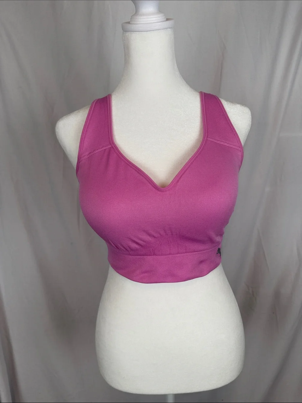 Women's Removable Padding Adjustable Strap Sports Bra Orchid Color Large